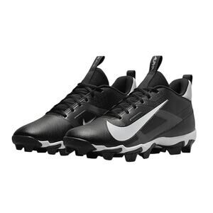 Nike Kids Alpha Menace 4 Shark Football Cleats Size 4.5 Black Grey White NWOB